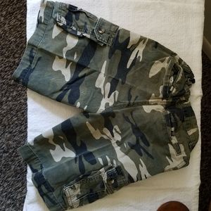 Camouflage Cargo Shorts